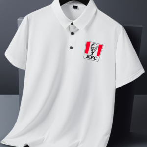 Custom White Polo Shirt with Brand Logo – Professional & Stylish