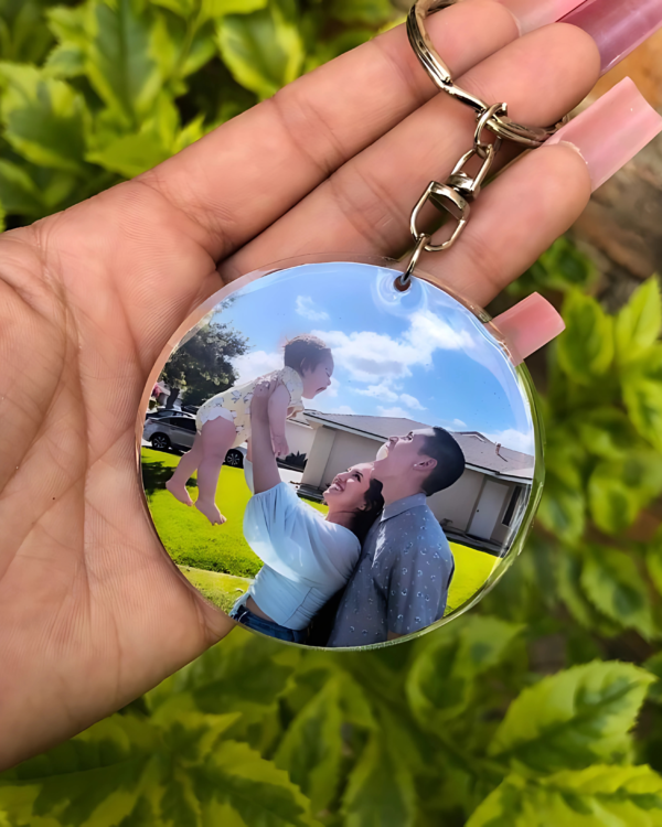 Personalized Photo Keychain Collection – Multiple Shapes