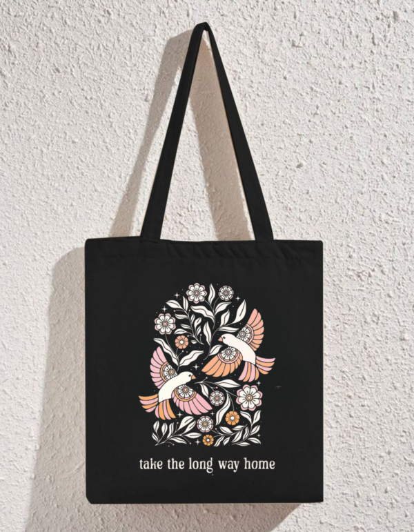 Nature Harmony Printed Tote Bag