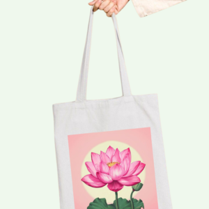 Customize 🌸 Lotus Blossom Tote Bag