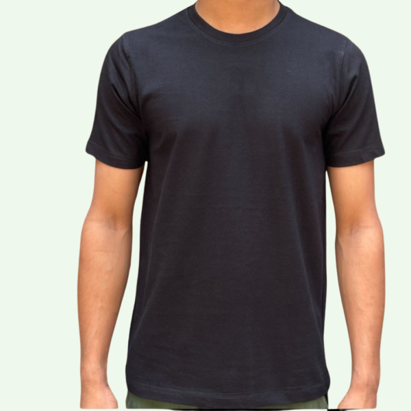 🖤 Classic Black Plain T-Shirt
