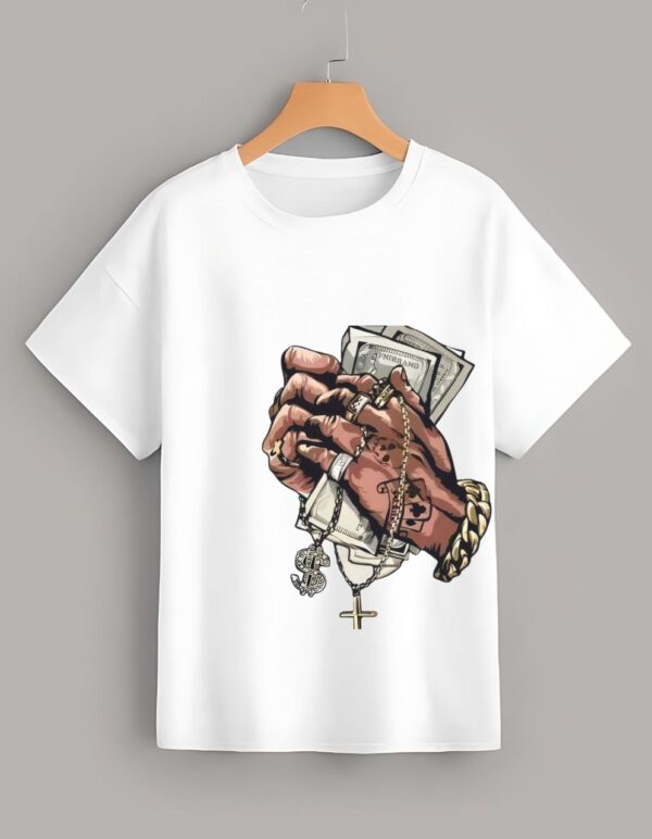 Customize Hustle & Wealth Graphic Tee