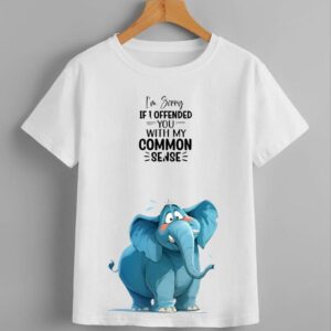 Customize Common Sense Elephant T-Shirt