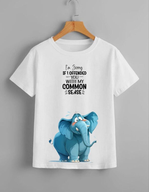 Customize Common Sense Elephant T-Shirt