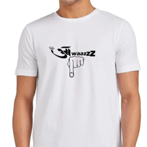 🔥Awaazzz Finger Point Meme T-Shirt – Trendy Desi Swag Tee