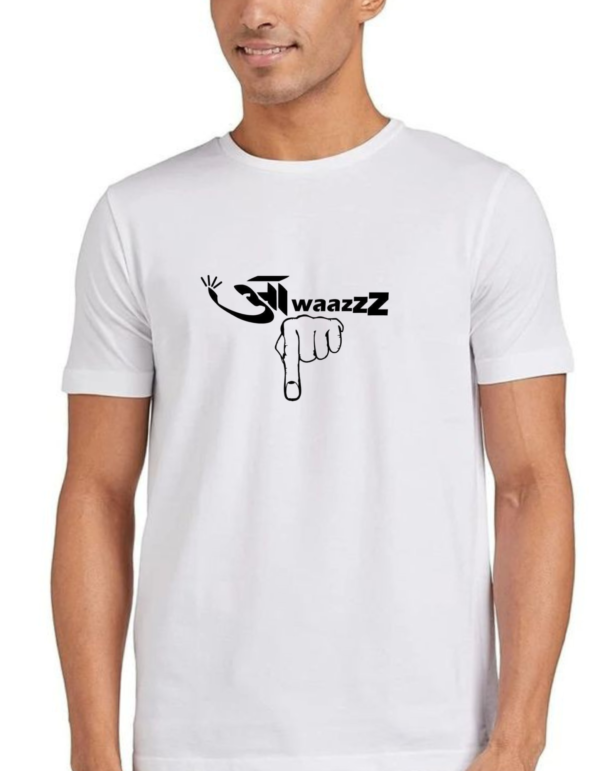 🔥Awaazzz Finger Point Meme T-Shirt – Trendy Desi Swag Tee