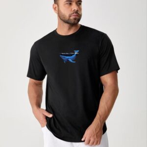 Ocean Whale Graphic T-Shirt – Dive Into Style