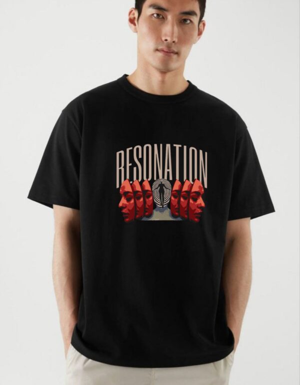 "RESONATION" Custom Graphic T-Shirt – Bold, Abstract & Personalized