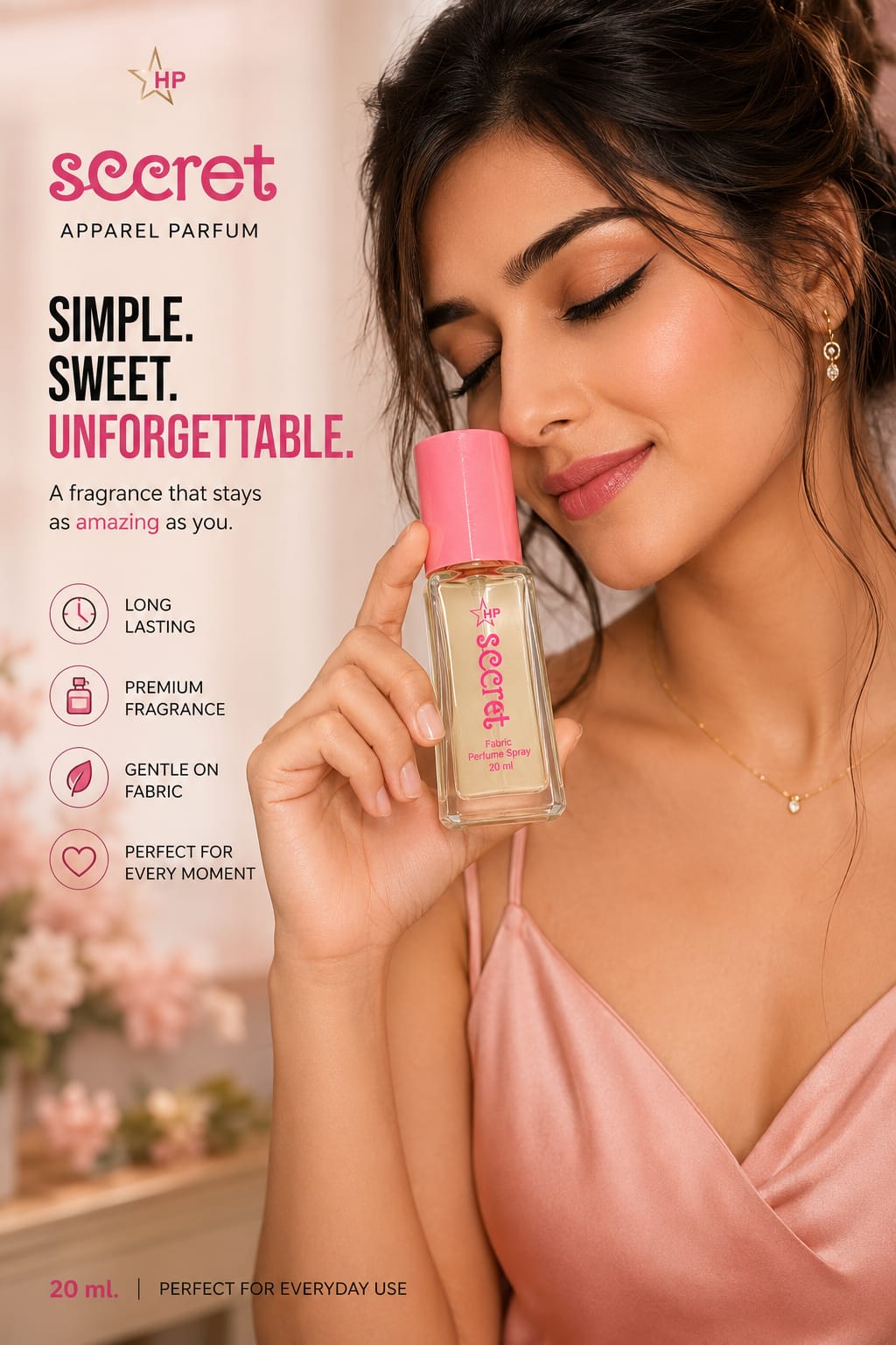 Ponss Perfume Spray 20 ml Long Lasting Fragrance