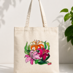 stylish printed canvas bag