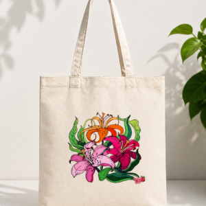stylish printed canvas bag