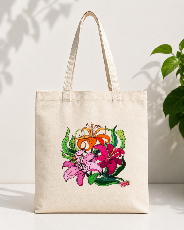 stylish printed canvas bag