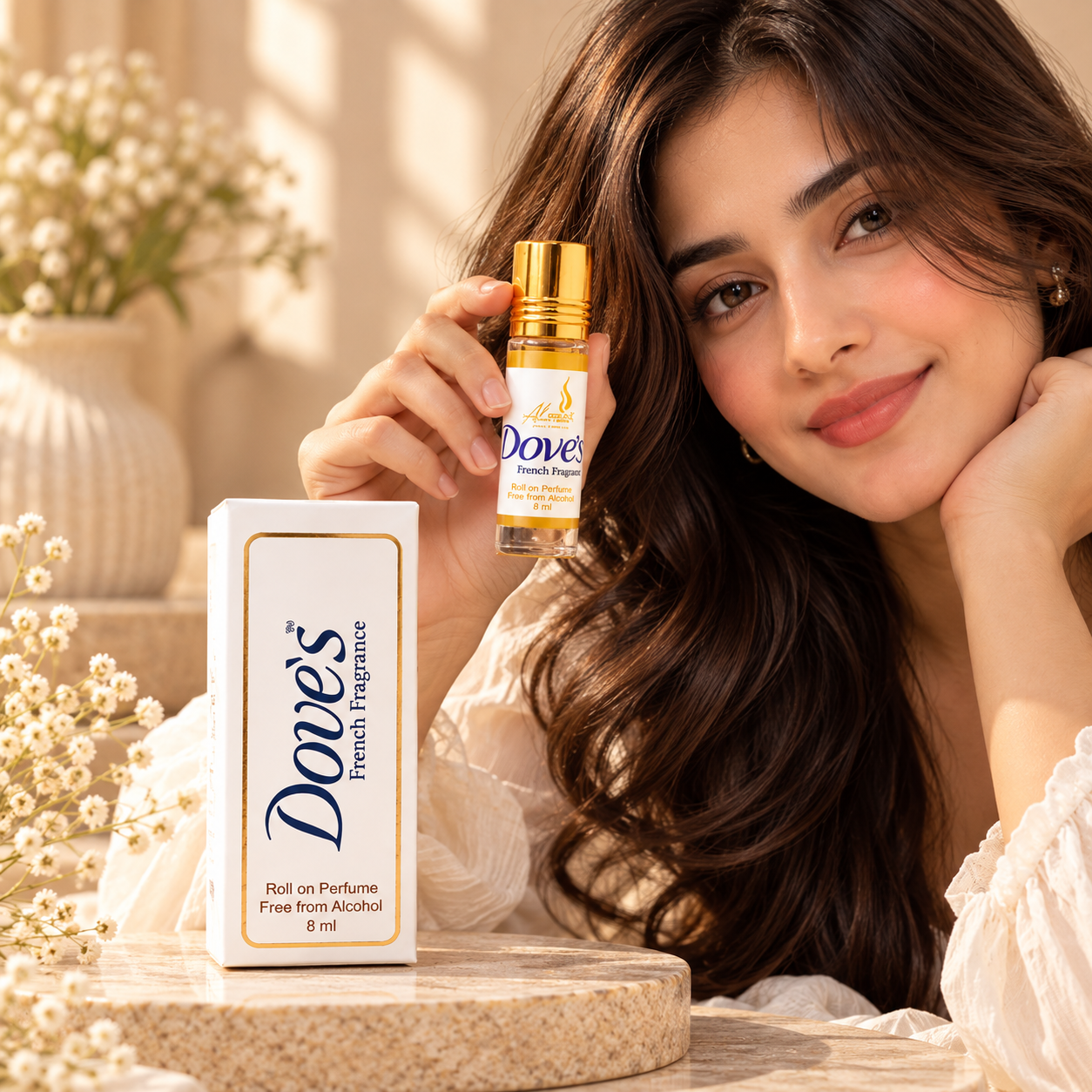 Dove Attar Roll on Perfume | Dove's Roll On Attar - French Fragrance, 8 ml