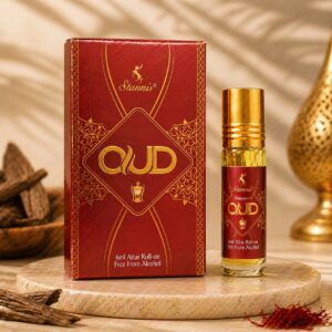 stannis oud attar roll on perfume 6ml alcohol free long lasting fragrance for men and women