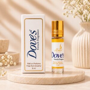 almas doves roll on perfume 8ml alcohol free long lasting fragrance for men and women