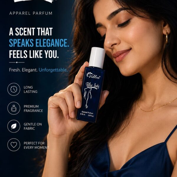 Vablon Blue Lady Perfume 30 ml Long Lasting Fragrance