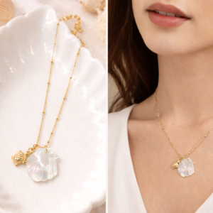 anti tarnish mother of pearl turtle pendant necklace gold look – mlprinthub