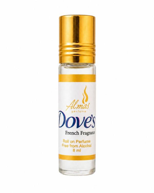 almas doves roll on perfume 8ml alcohol free long lasting fragrance for men and women
