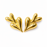 petal earrings for women anti tarnish
