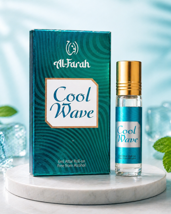 cool wave attar roll on 6 ml long lasting fragrance for women and men alcohol free