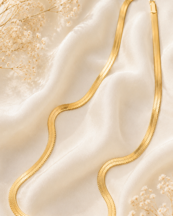 Anti Tarnish Snake Chain Necklace for Women