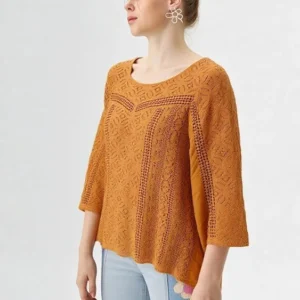 round neck short sleeve t shirt with net design