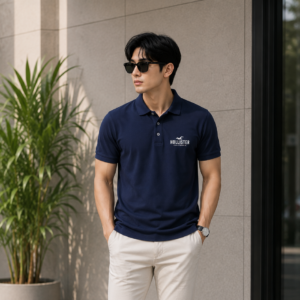 custom logo premium navy blue polo t shirt for men | bulk order corporate & staff uniform