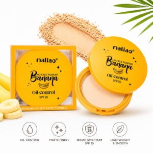 maliao banana hd face powder – oil control spf 25