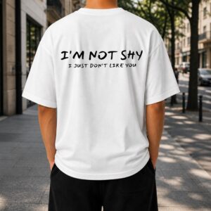 savage reply white graphic t shirt
