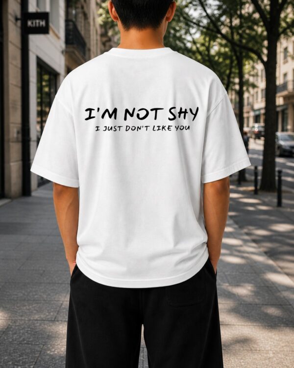 savage reply white graphic t shirt