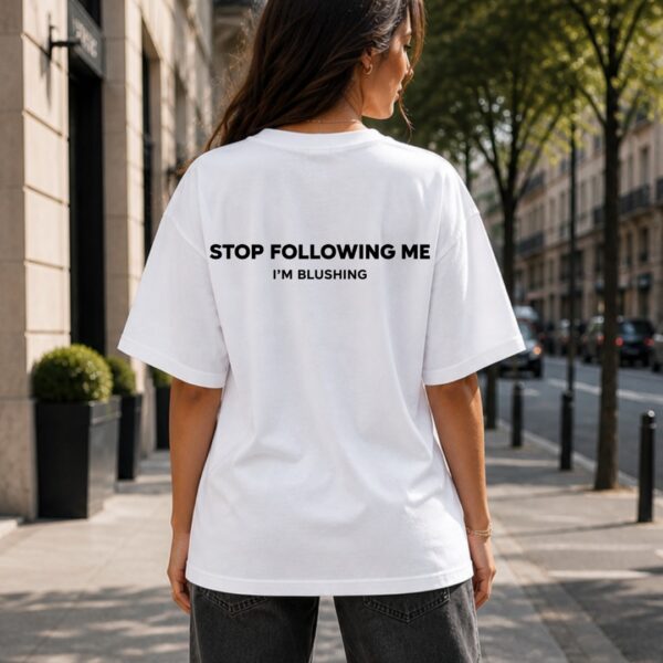 cute attention printed t shirt