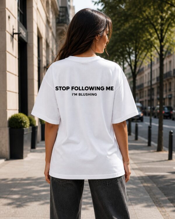 cute attention printed t shirt