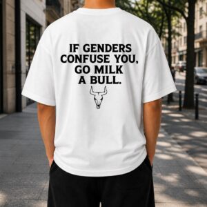 savage humor printed oversized tee