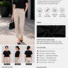 black regular fit t shirt for women | 180 gsm bio wash round neck cotton t shirt