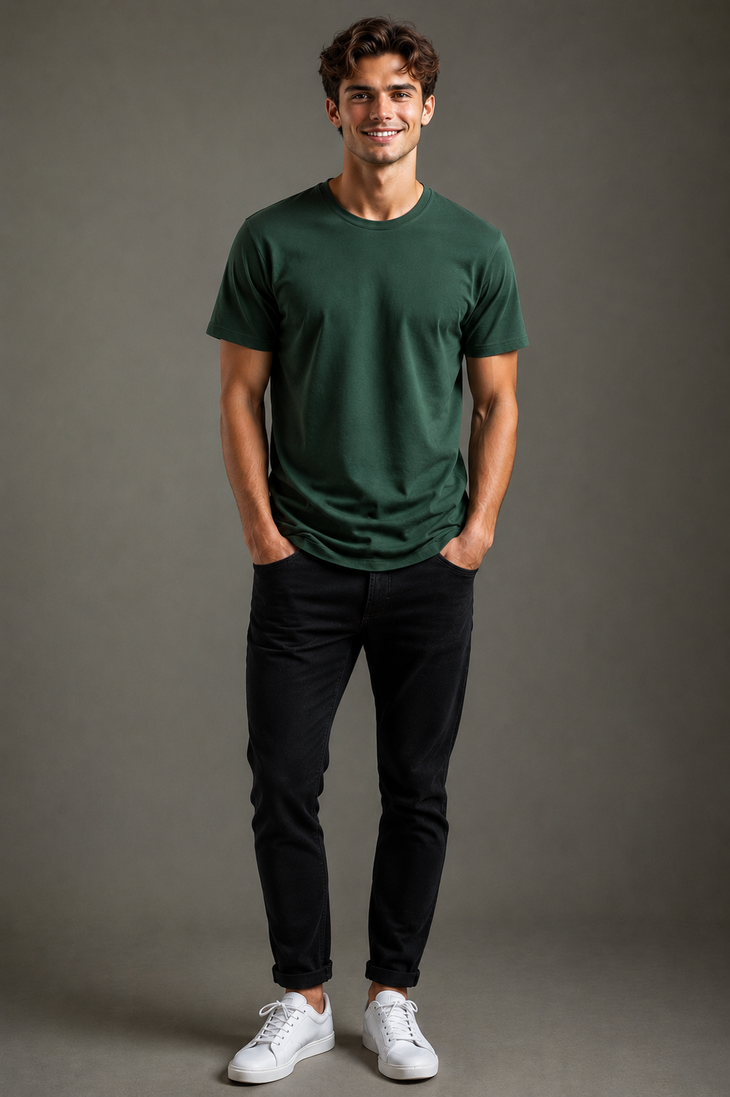 bottle green regular fit t shirt for men | 180 gsm bio wash round neck cotton t shirt bottle green regular fit t shirt for men | 180 gsm bio wash round neck cotton t shirt