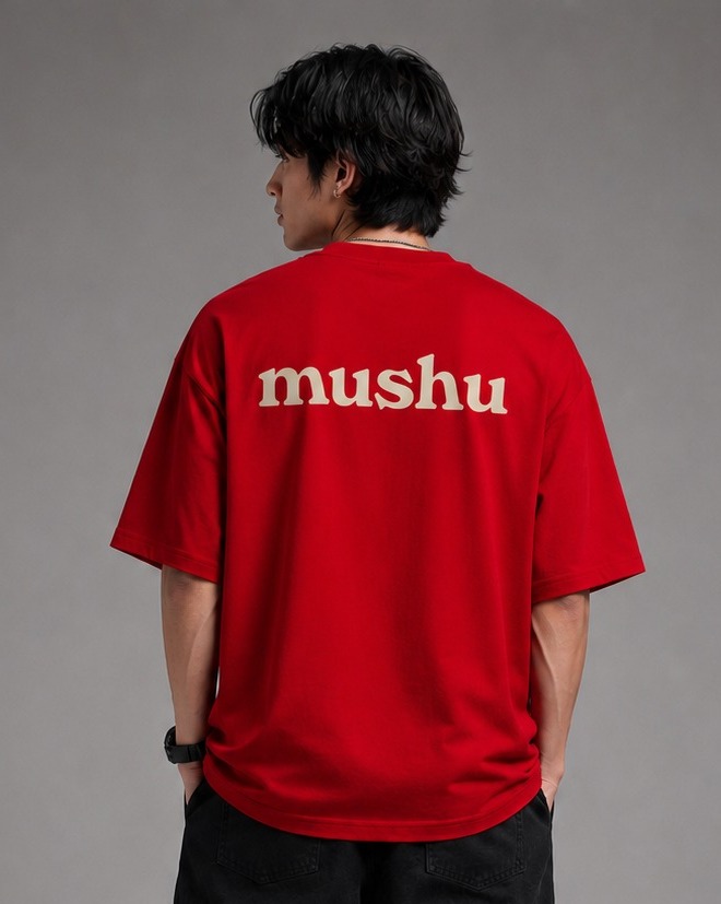 Mushu Dragon Oversized T-Shirt for Men | Japanese Dragon Graphic Streetwear Tee