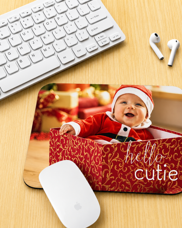 Personalized Baby Photo Mouse Pad | Custom Photo Mouse Pad | Premium Anti-Slip Desk Mouse Pad | Baby Gift