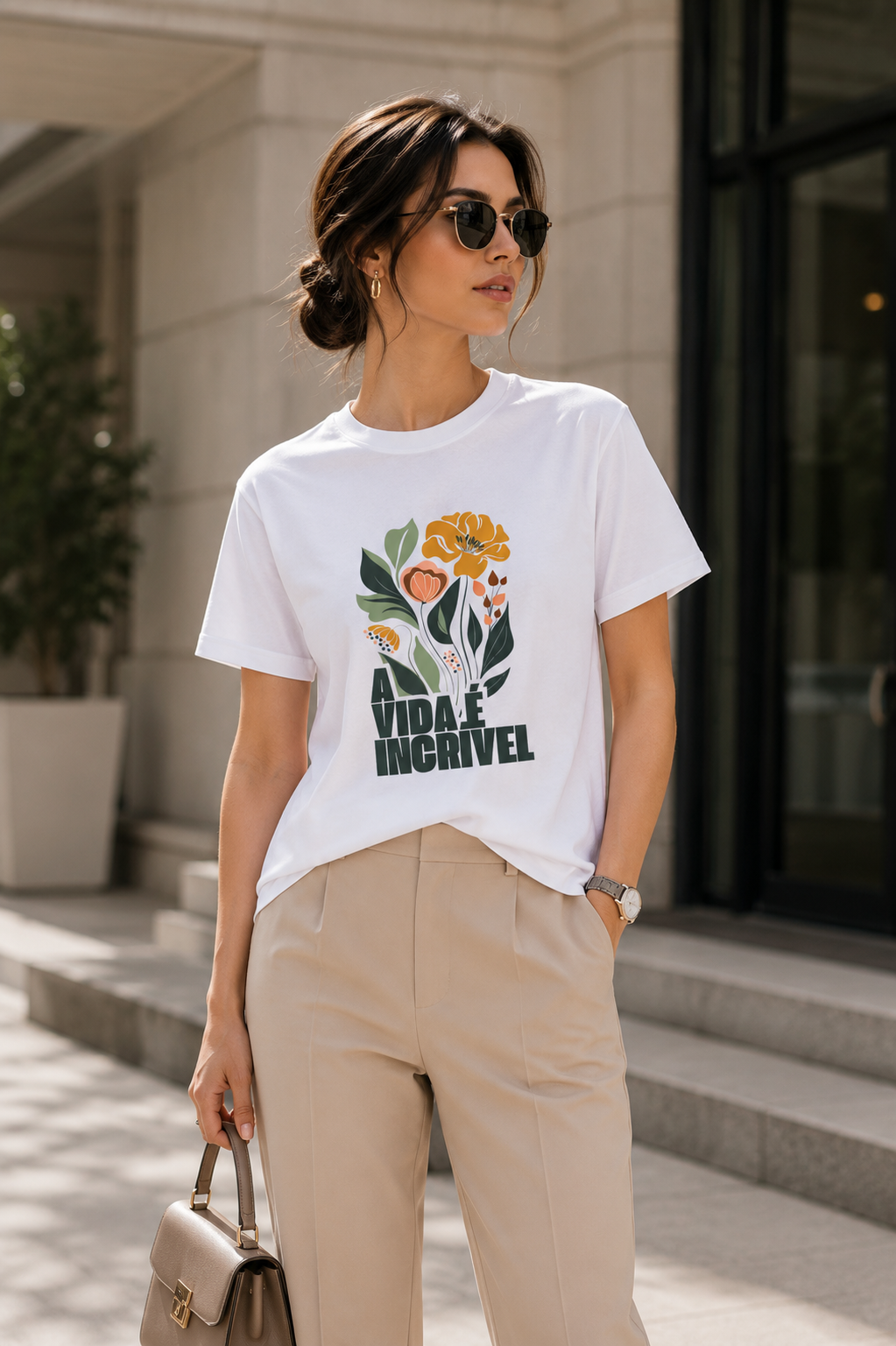 Floral Printed T-Shirt for Women