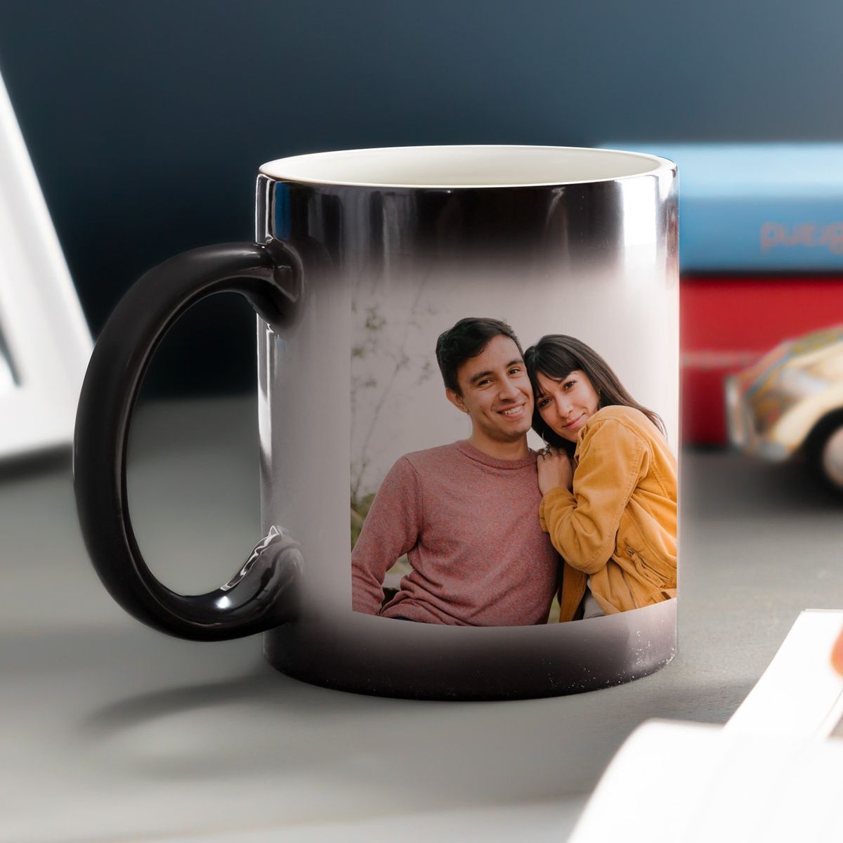 Personalized Magic Mug with Photo | Custom Heat Changing Mug
