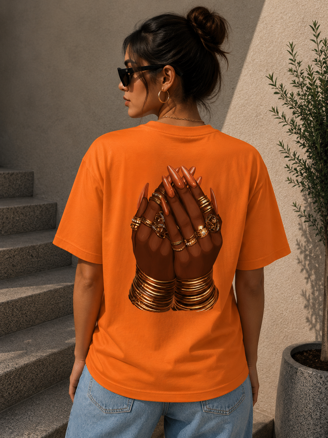 Premium Women Graphic T-Shirt | Yes You Can Cotton Tee