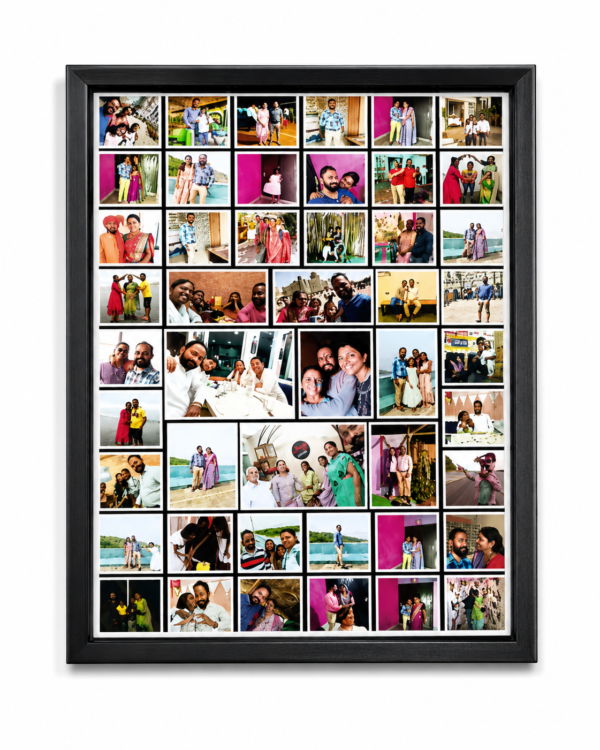 Personalized Photo Collage Frame A3 | Custom Multi Photo Memory Frame