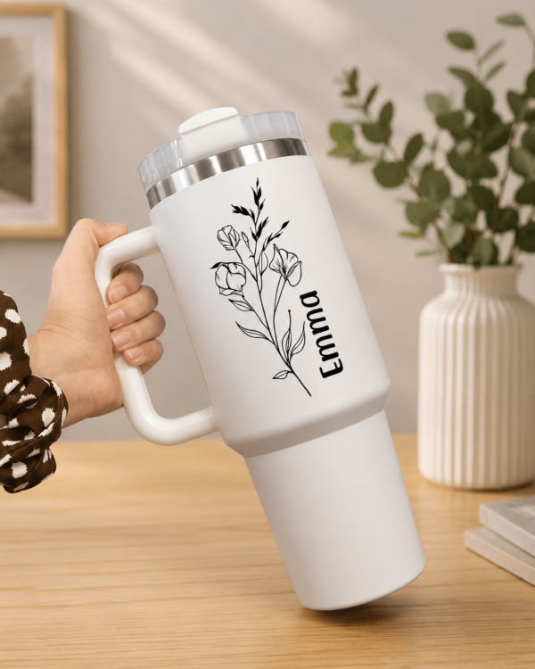 Personalized Stainless Steel Travel Tumbler