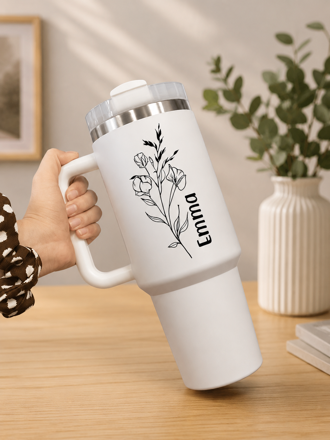 Personalized Stainless Steel Travel Tumbler