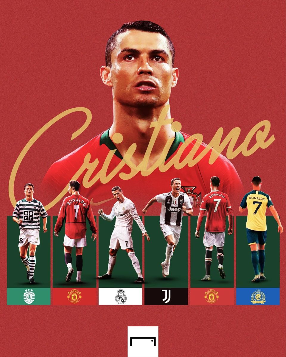Ronaldo Graphic Oversized T-Shirt for Men | Football Fan Premium Cotton Tee