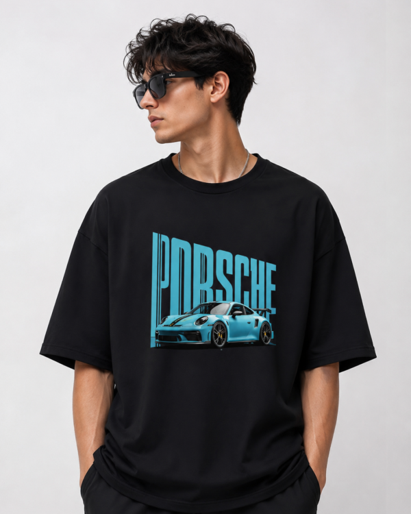 Porsche Car  Oversized T-Shirt for Men