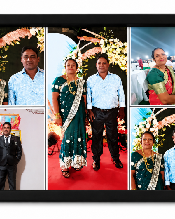 Personalized Photo Collage Frame A4 | Custom Multi Photo Frame