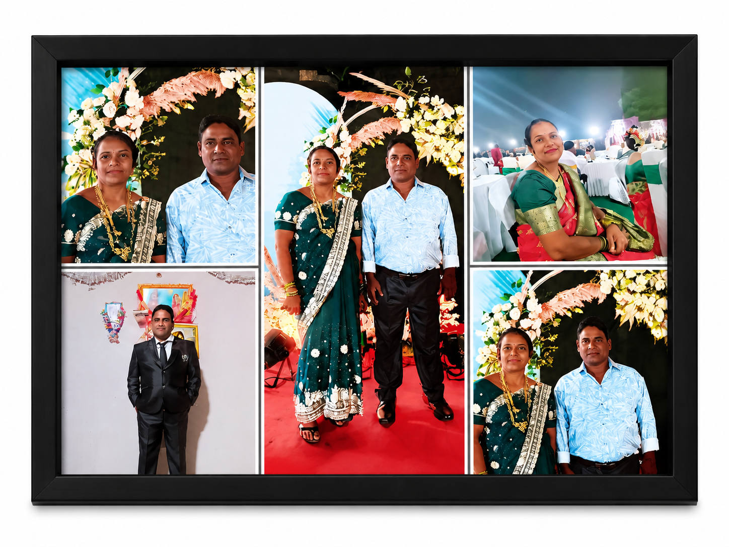 Personalized Photo Collage Frame A4 | Custom Multi Photo Frame