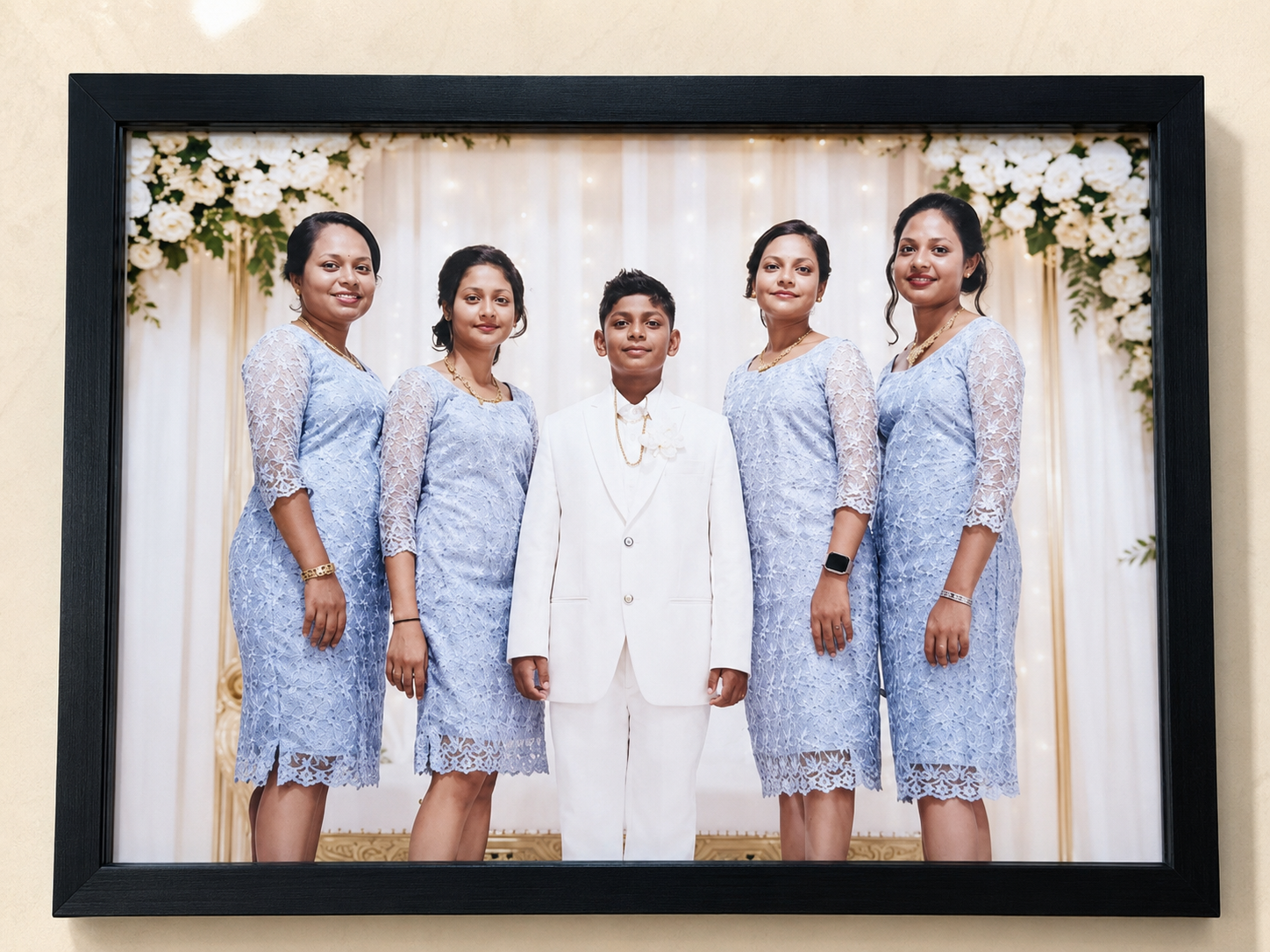 Personalized Family Photo Frame A4 | Custom Family Picture Frame
