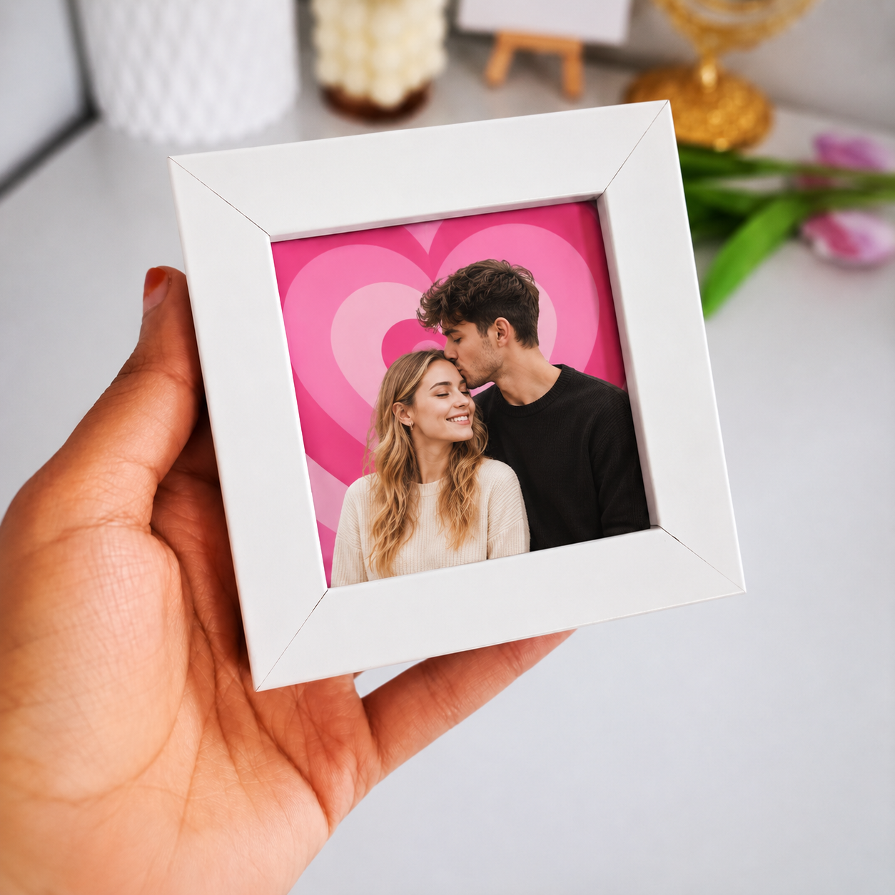 Personalized Photo Frame | Custom Picture Frame | 4x4 Photo Frame