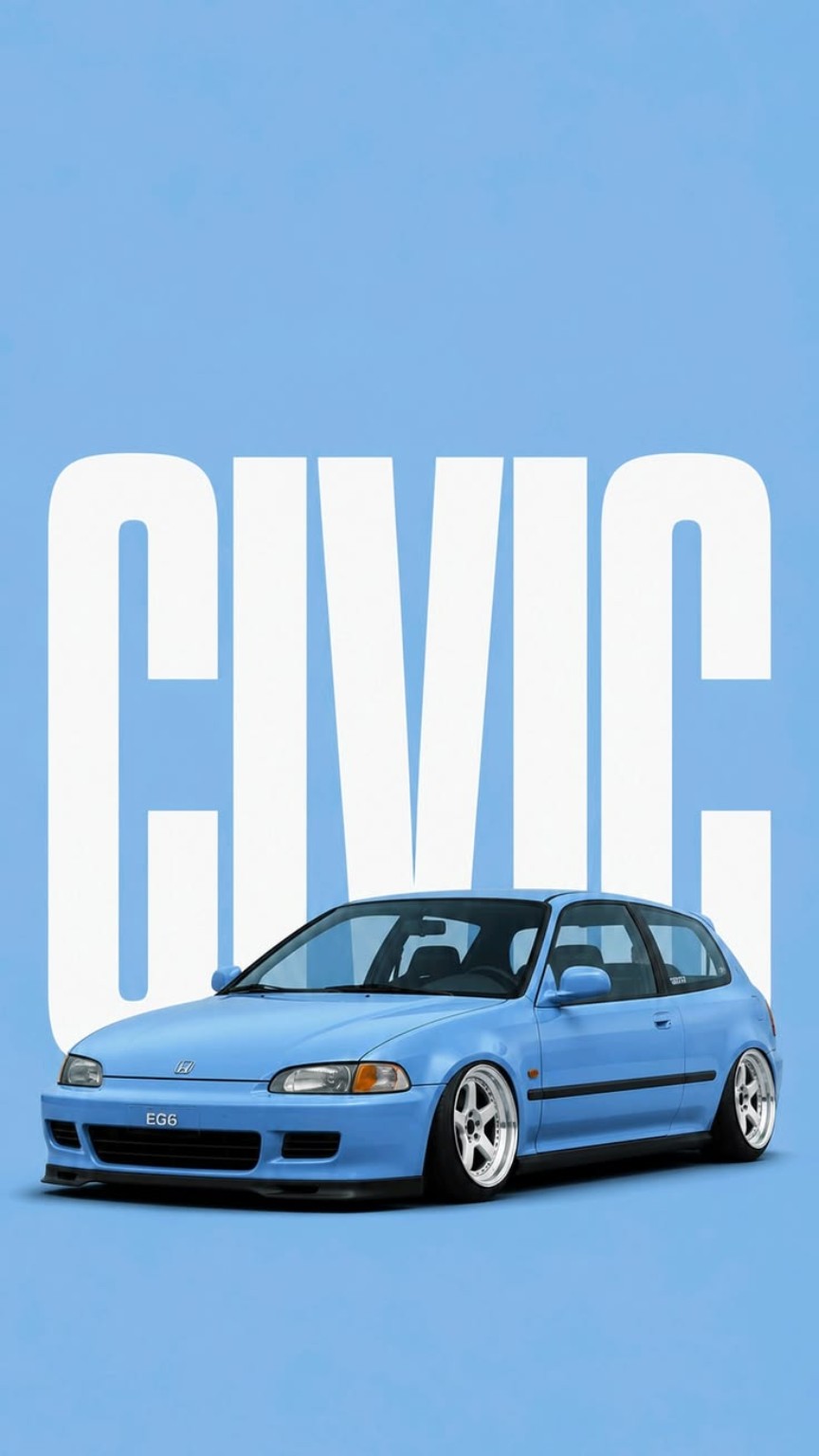Honda Civic Car Printed T-Shirt for Men